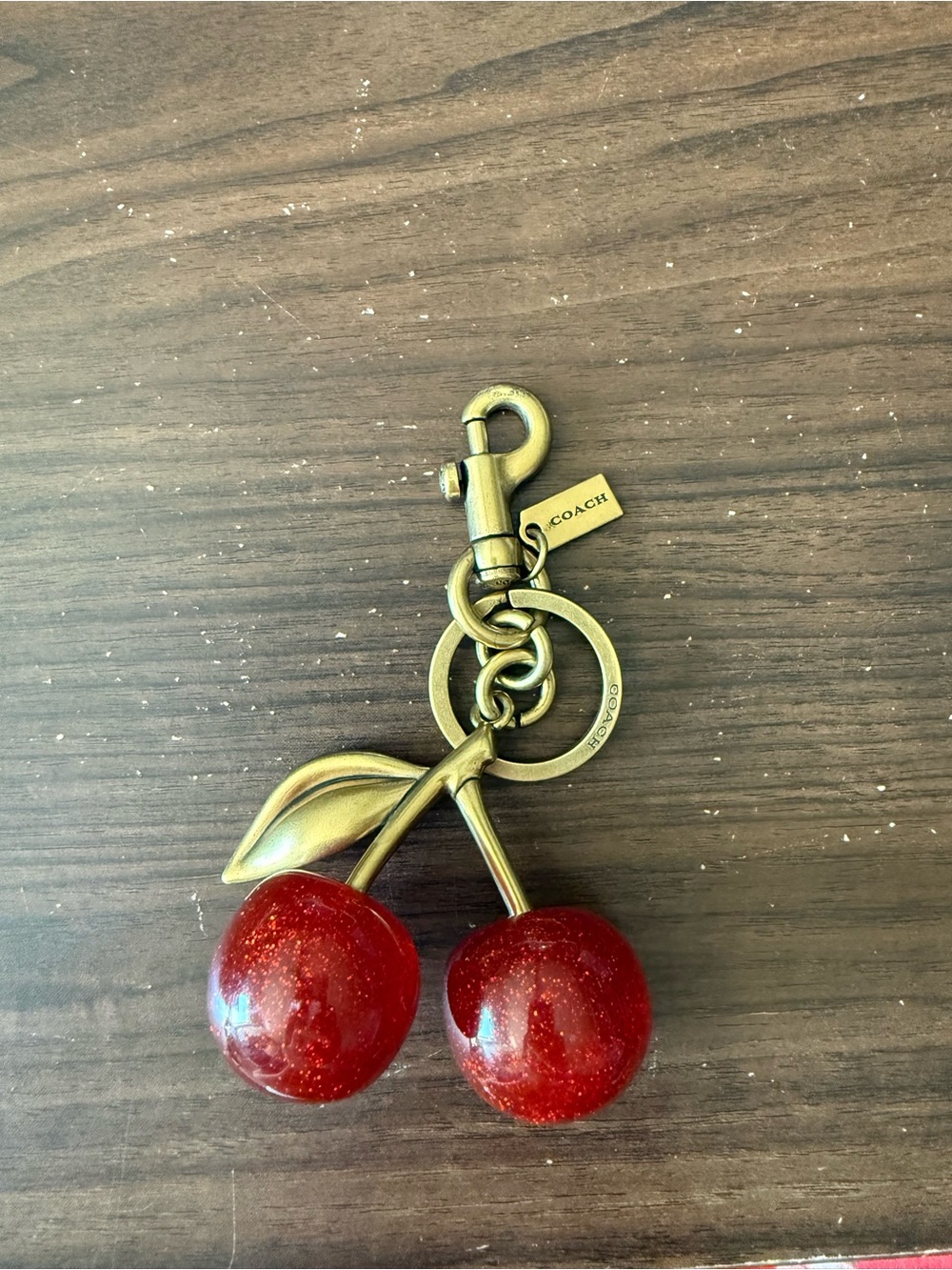 Coach cherry charm